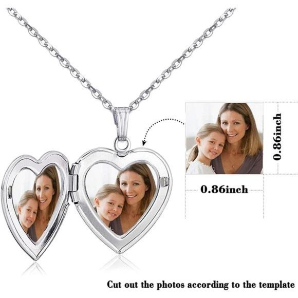 18K Gold Plated Flower Locket Necklace for Picture, Gift Jewelry - Picture 6 of 7